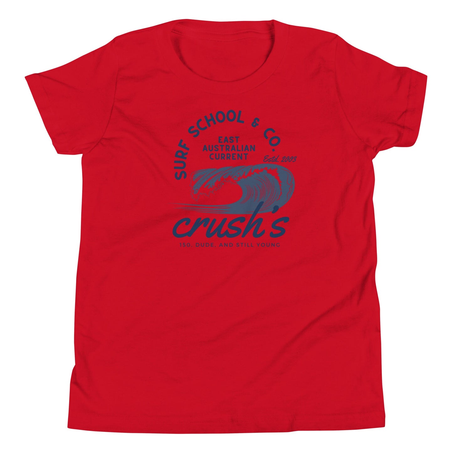Crush's Surf School Youth T-Shirt, Subtle Disney Family Tee