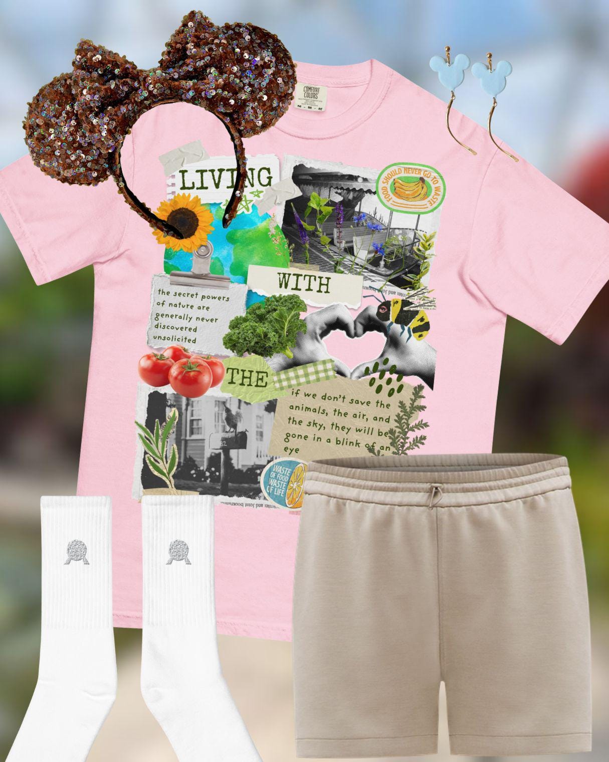 Living with the Land EPCOT Comfort Colors Shirt
