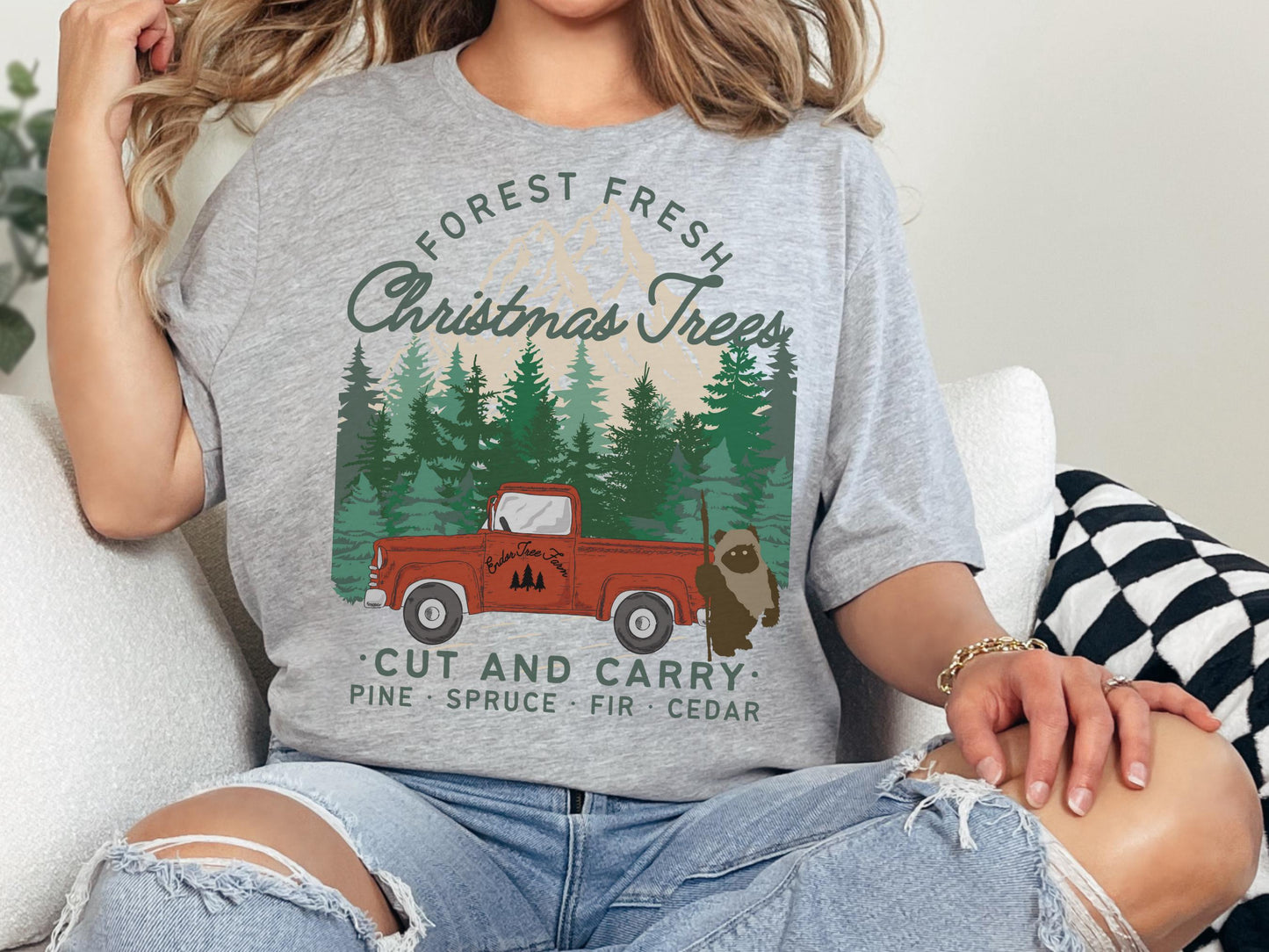 Endor Tree Farm Shirt, Star Wars Christmas, Disney Family Trip