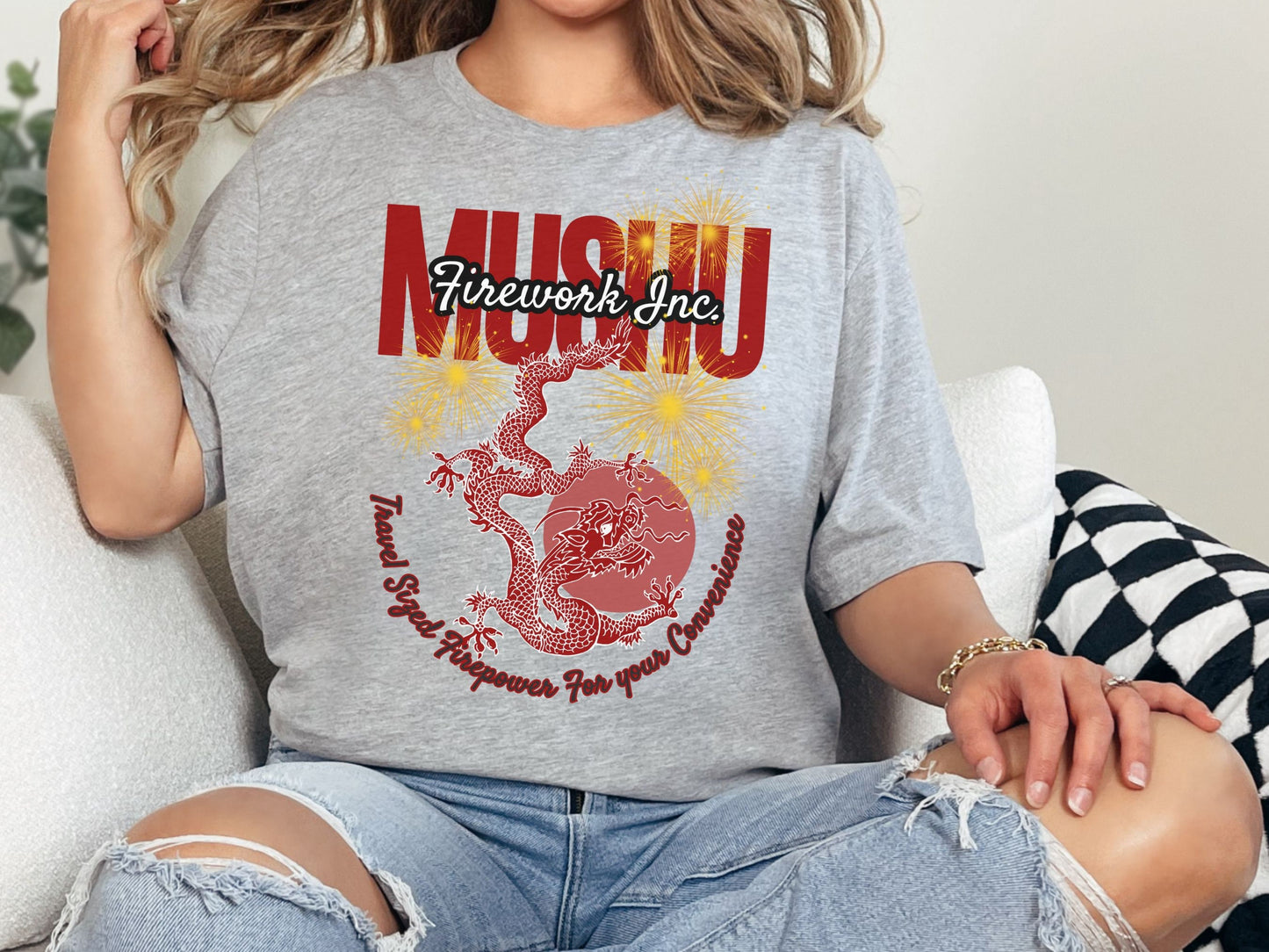 Mushu Disney Family Shirt, Bella Canvas Unisex Tee