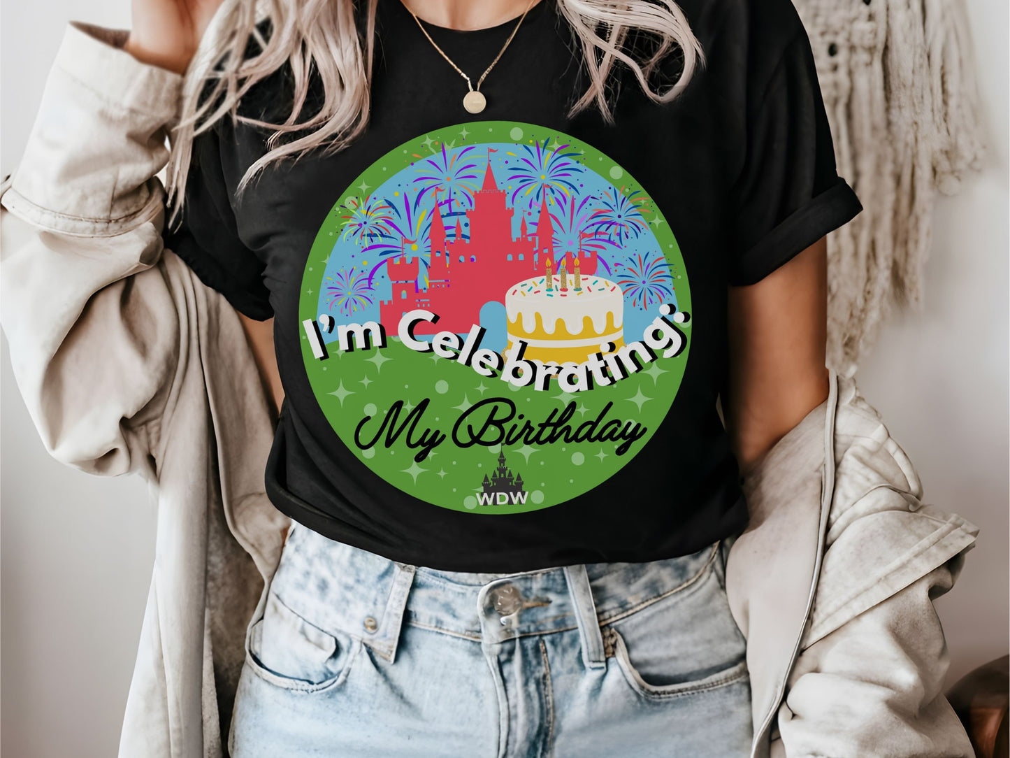 Disney Birthday Shirt, Bella Canvas Tee, Family Celebration