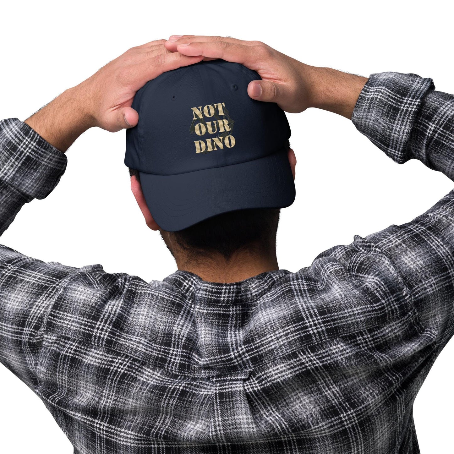 Dinosaur Dad Hat: "Not Our Dino" Animal Kingdom Style