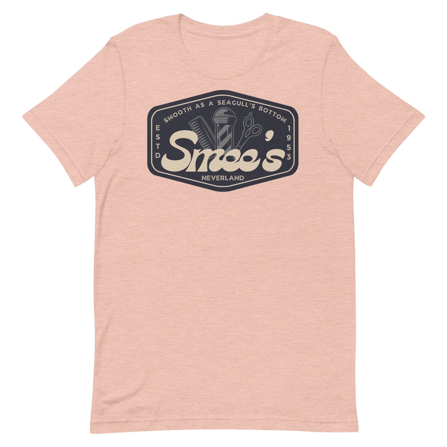 Smee's Barber Shop Bella Canvas T-Shirt, Subtle Disney Dad Shirt