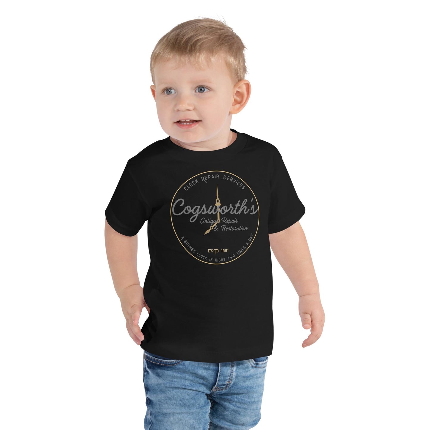Cogsworth Beauty and The Beast Toddler T-Shirt