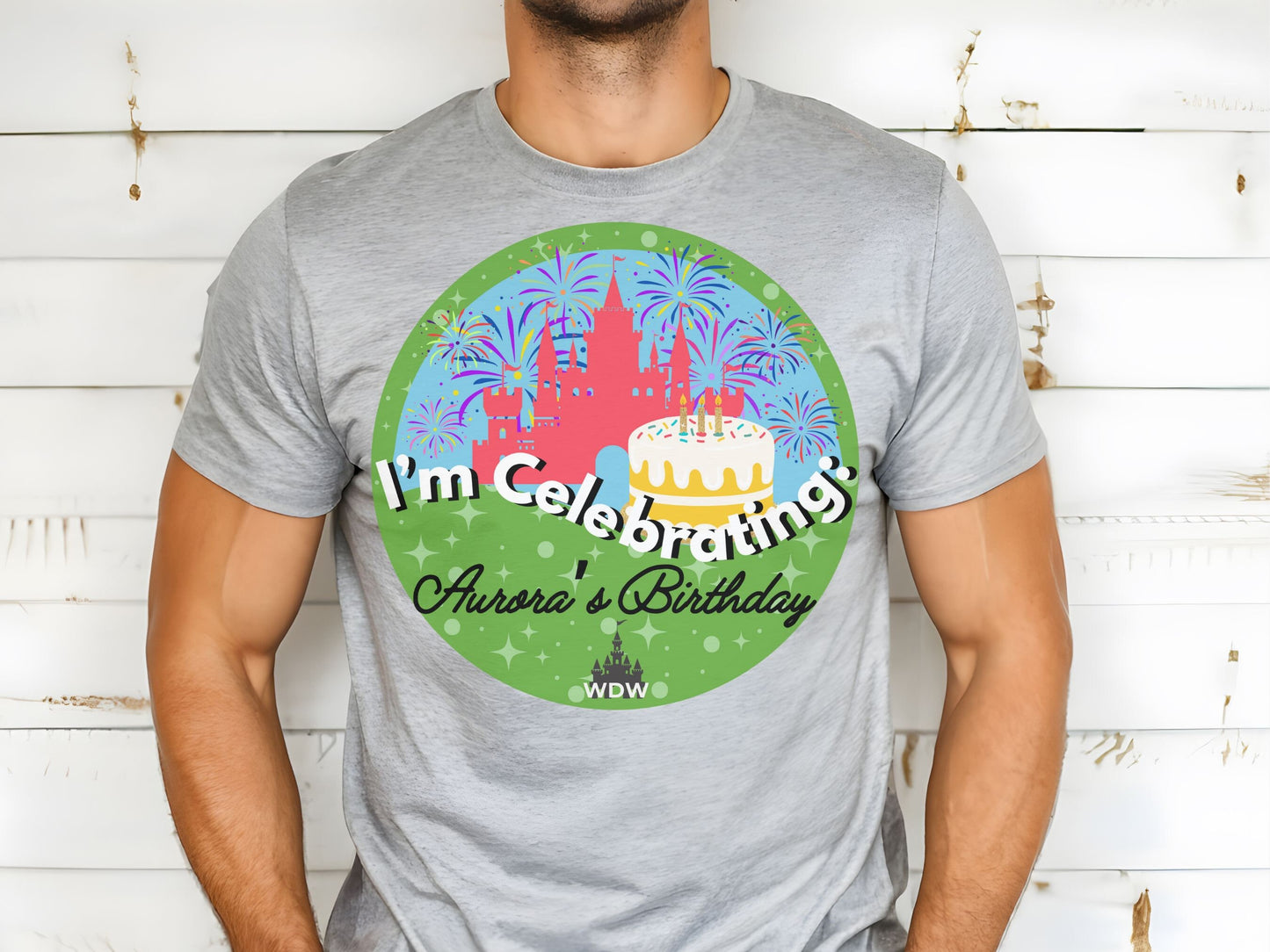 Custom 'I'm Celebrating' Disney Family Bella Canvas T-Shirt