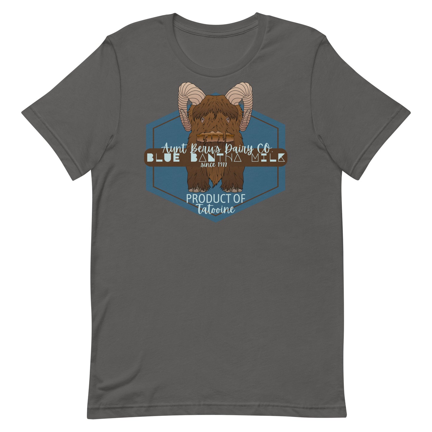 Blue Milk Bantha T-Shirt, Subtle Star Wars Disney Family Tee