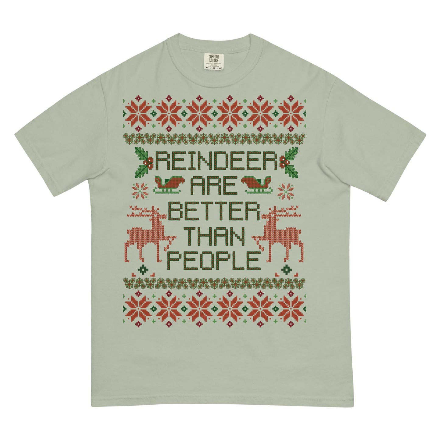 Reindeer Are Better Than People Shirt, Disney Frozen Comfort Colors Tee