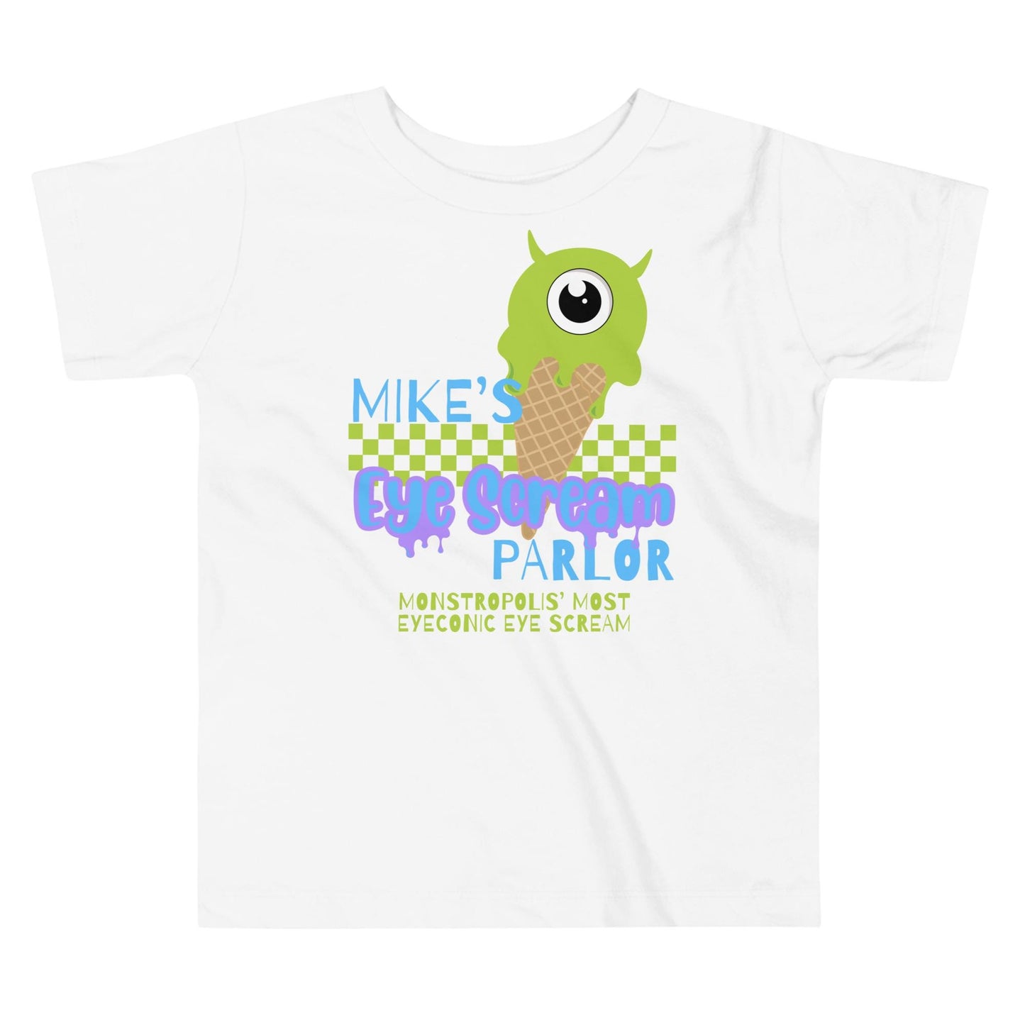 Monsters Inc. Toddler Shirt: Mike Wazowski Eye Scream Parlor
