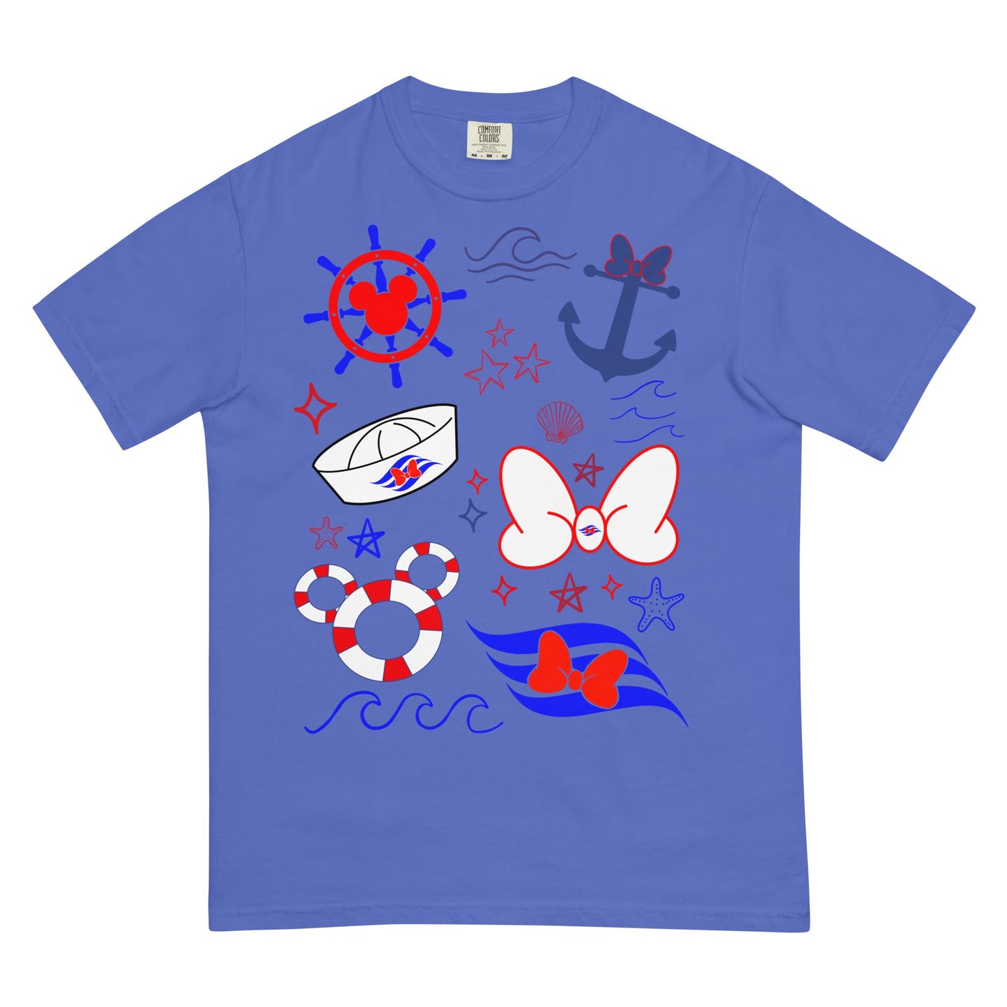 Disney Cruise Doodle Sketch Shirt, Family Vacation Tee
