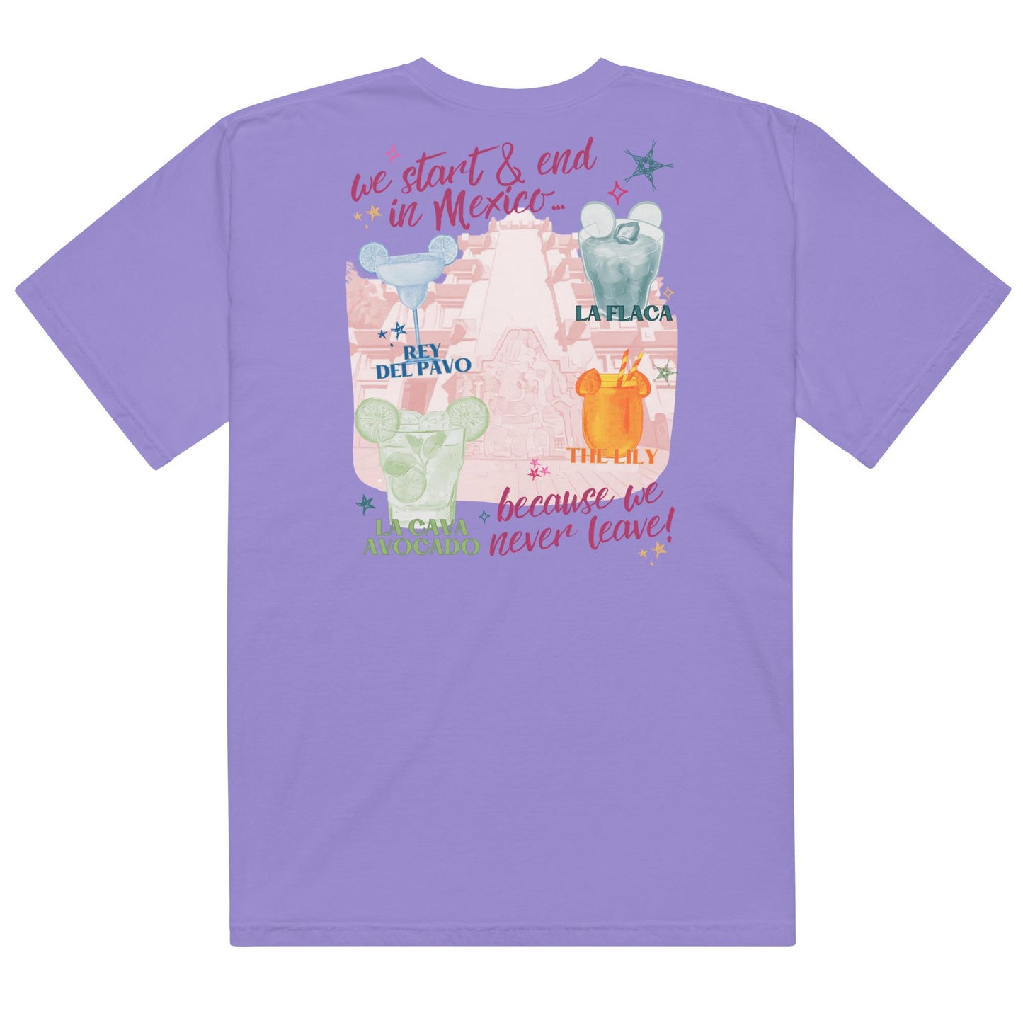 Margs Por Favor Comfort Colors Tee, Epcot Mexico Pavilion Shirt