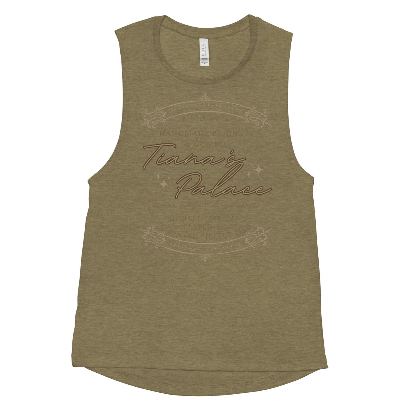 Tiana's Palace Bella Canvas Tank Top, Princess and the Frog Disney Shirt