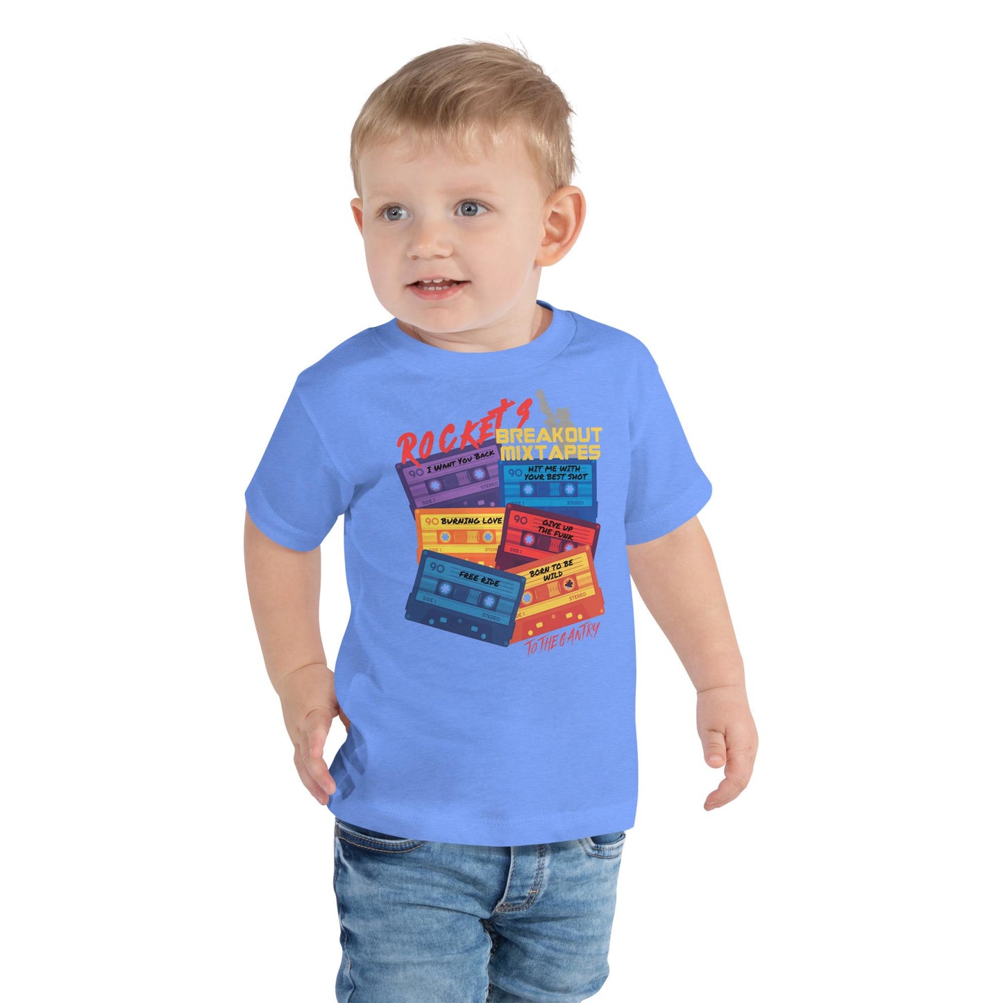 Rocket's Mixtape Toddler T-Shirt: Guardians of the Galaxy Bella Canvas Tee