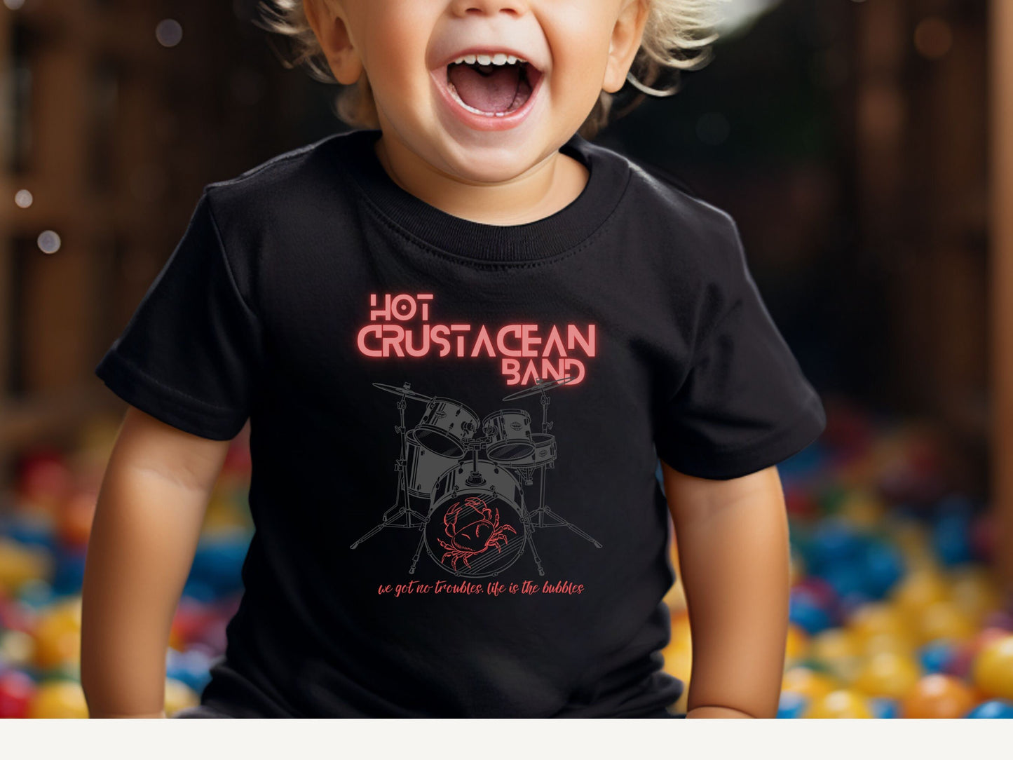 Hot Crustacean Band Toddler T-Shirt, Subtle Disney Family Shirt