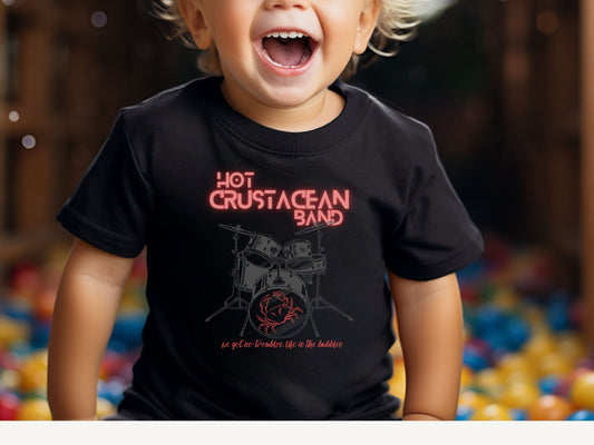 Hot Crustacean Band Toddler T-Shirt, Subtle Disney Family Shirt