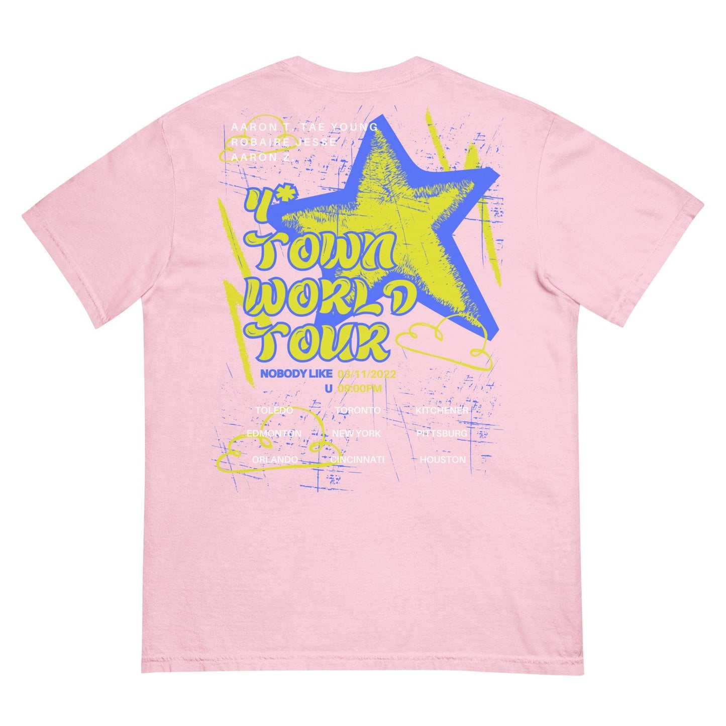 4 Town Turning Red Subtle Disney Adult Comfort Colors Shirt