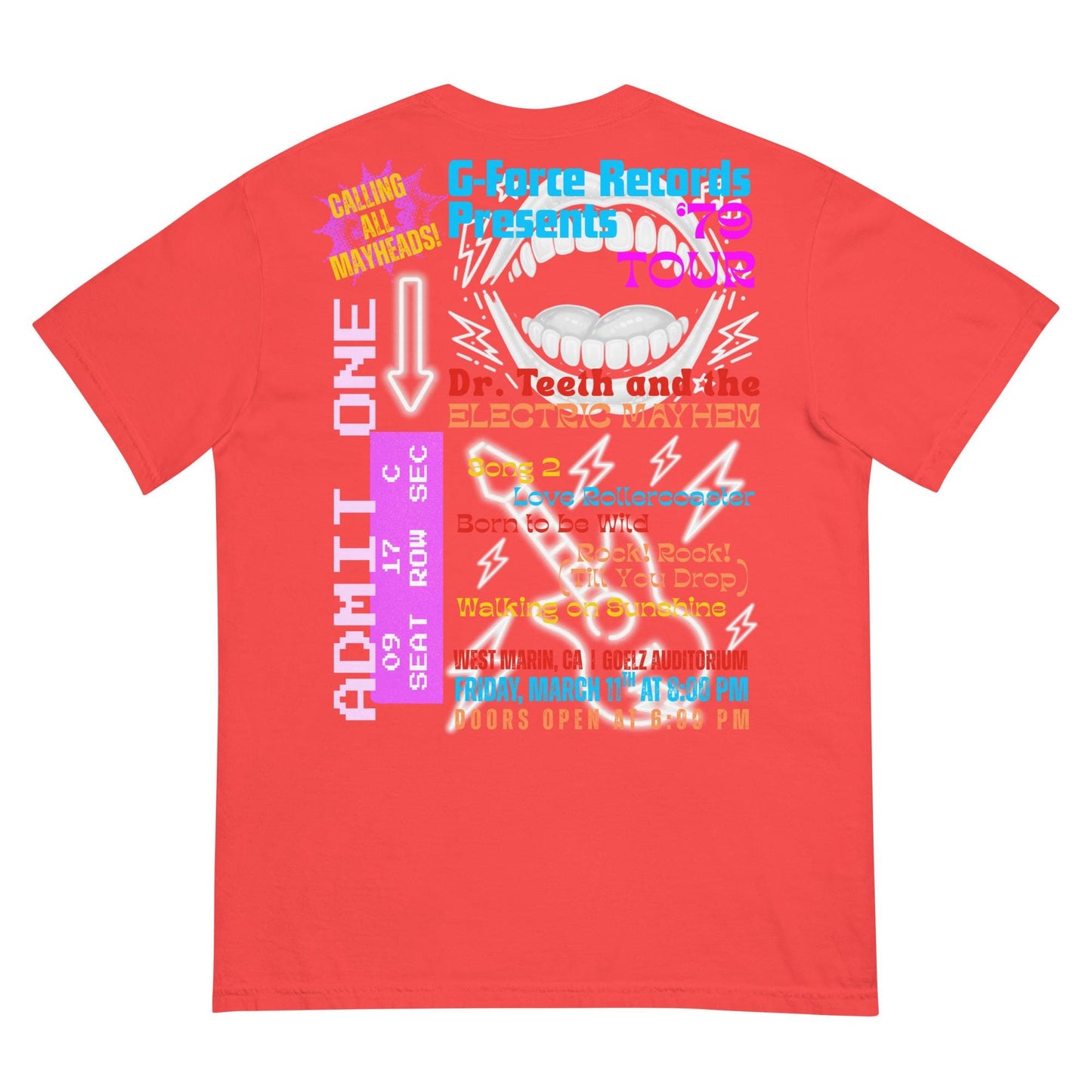 Muppets Rock n Roller Coaster Shirt