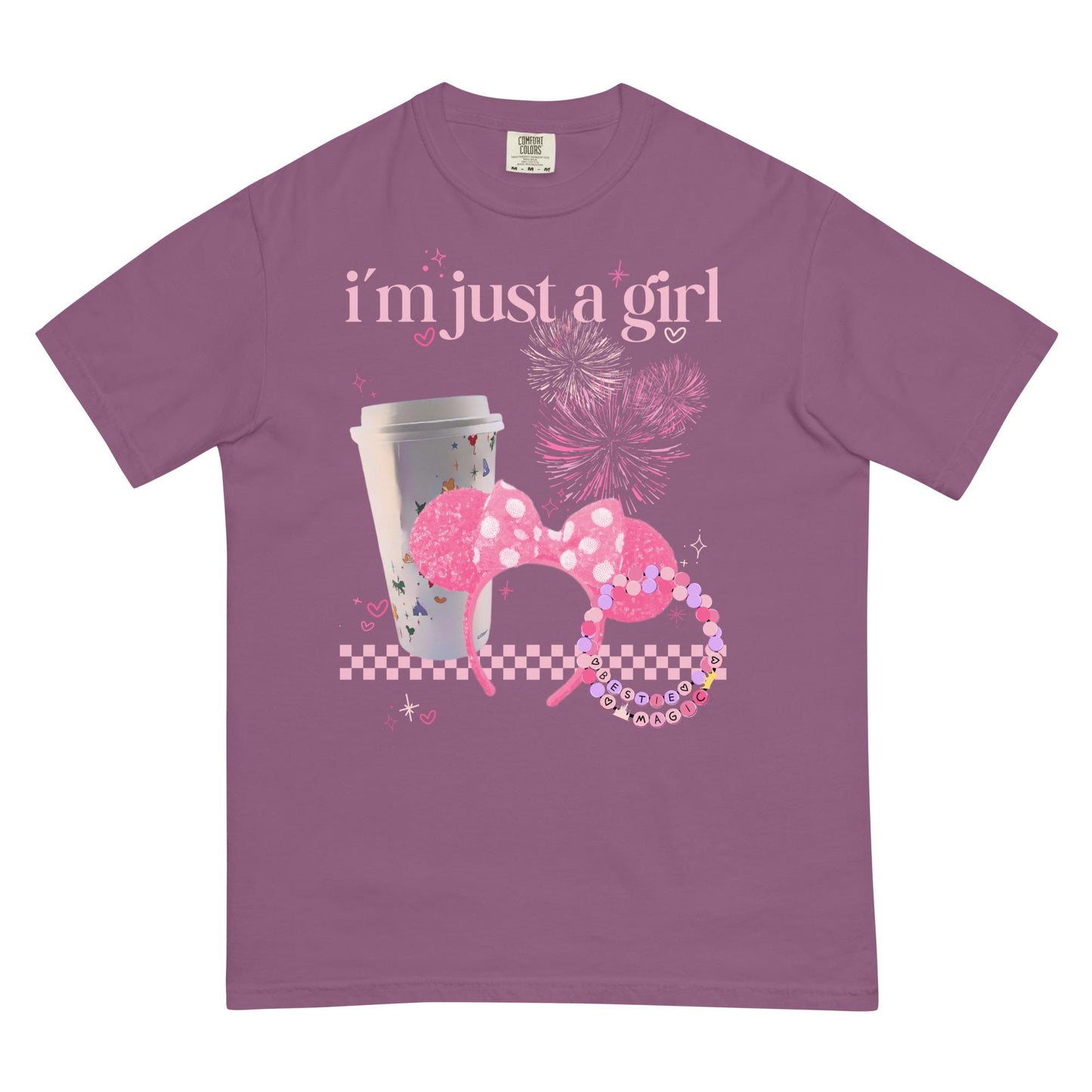 Disney Girls Trip Comfort Colors Shirt, I’m Just a Girl