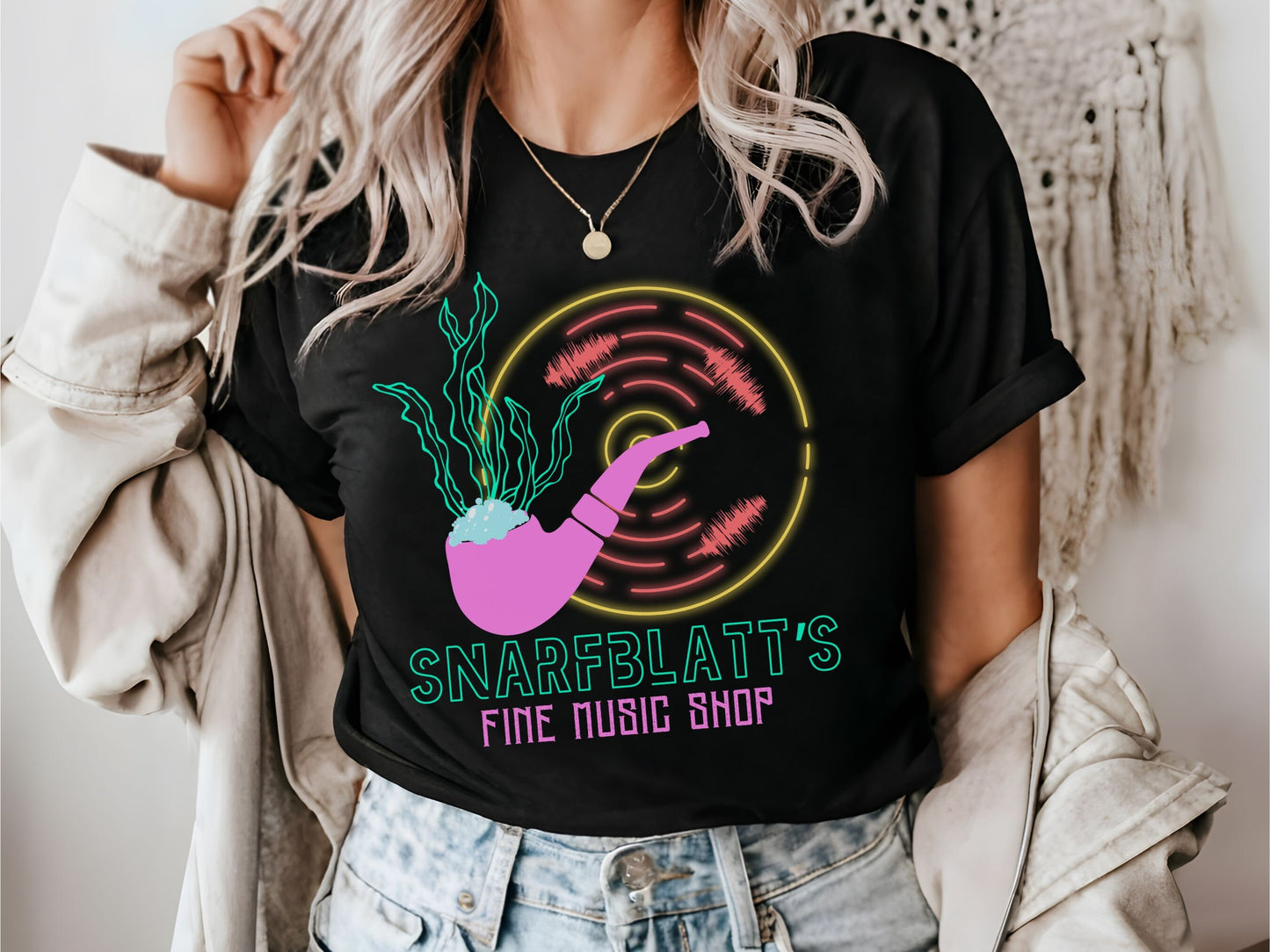 Little Mermaid Snarfblatt's Bella Canvas Disney Family Unisex T-Shirt
