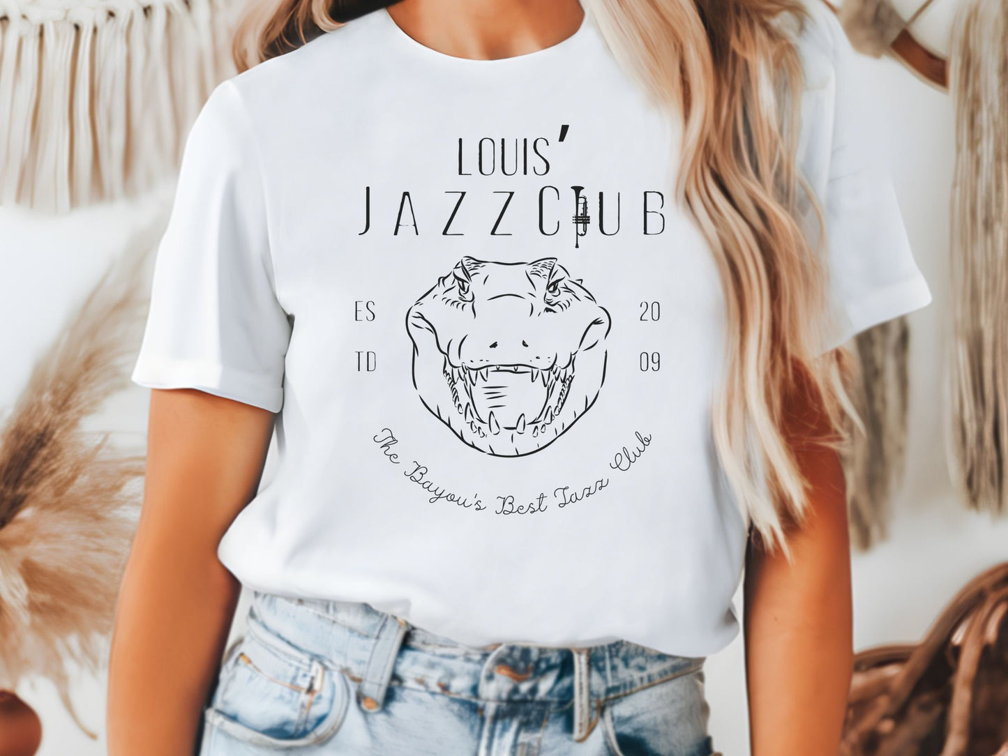 Tiana's Louis' Jazz Club Shirt, Disney Bayou Tee, Bella Canvas