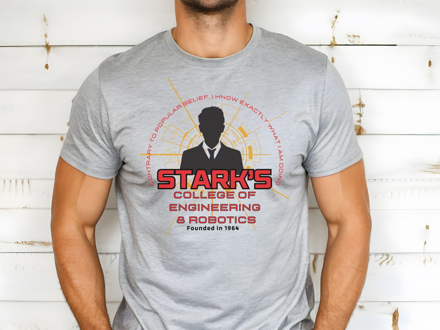 Stark's College of Engineering Shirt, Subtle Disney Dad Tee