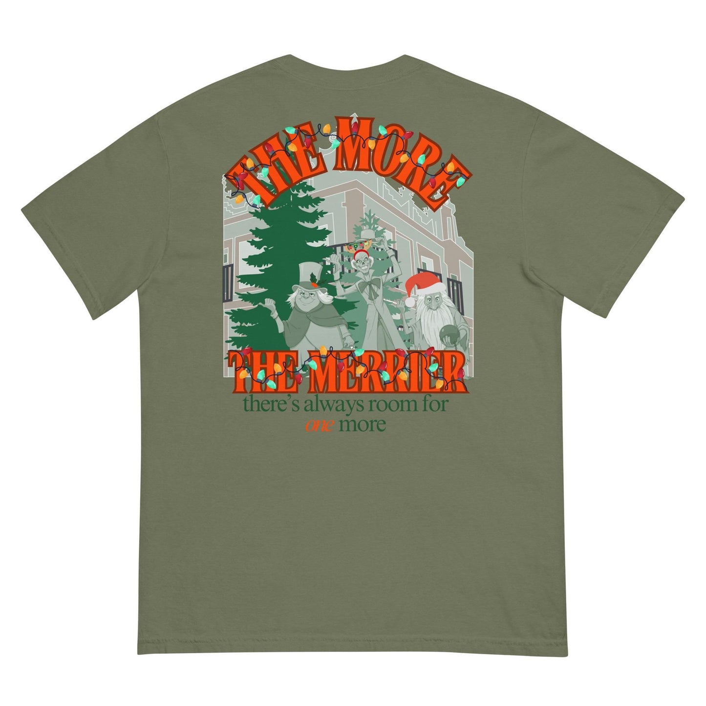 Haunted Mansion Christmas Shirt, Disney Hitchhiking Ghosts Holiday Tee