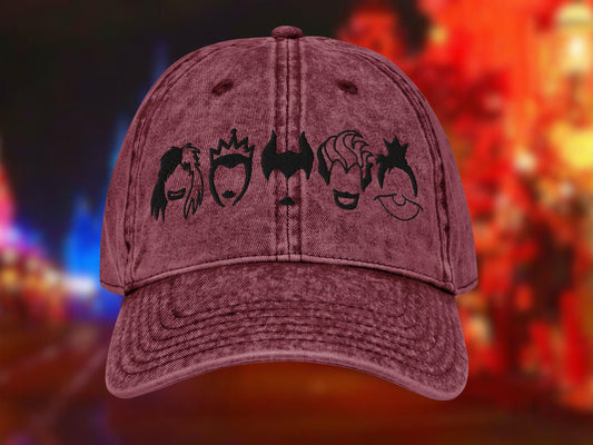 Disney Villains Sketch Icon Hat, Vintage Otto Dad Hat