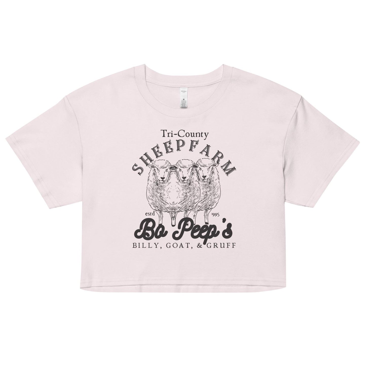 Bo Peep Sheep Farm Crop Top | Disney Pixar Hollywood Studios Tee