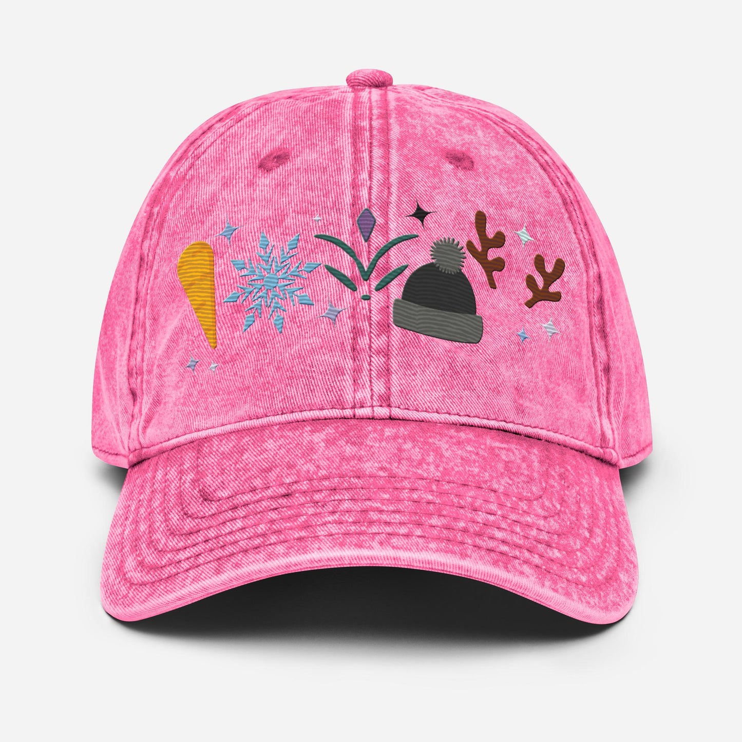 Embroidered Disney Frozen Icon Dad Hat, Anna & Elsa
