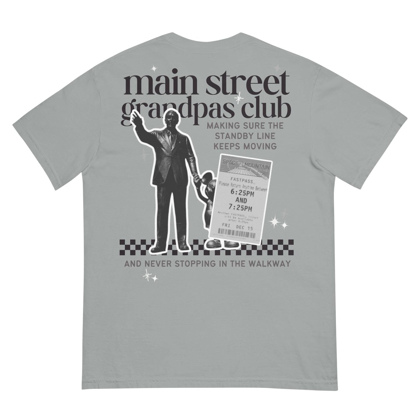 Disney Main Street Grandpas Club; Disney Grandpa Shirt