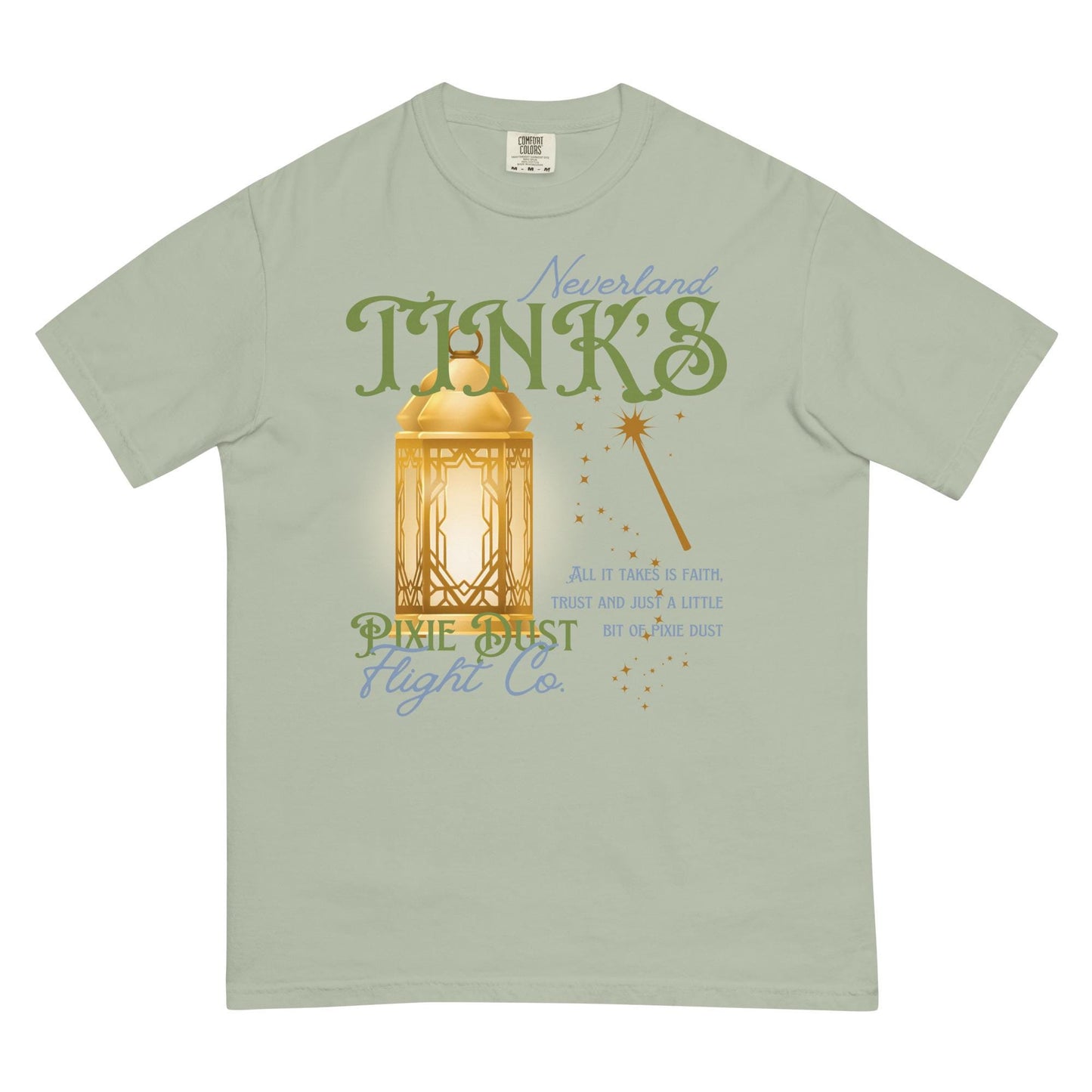 Tinkerbell Inspired Comfort Colors Shirt, Disney Peter Pan Family Matching Tee