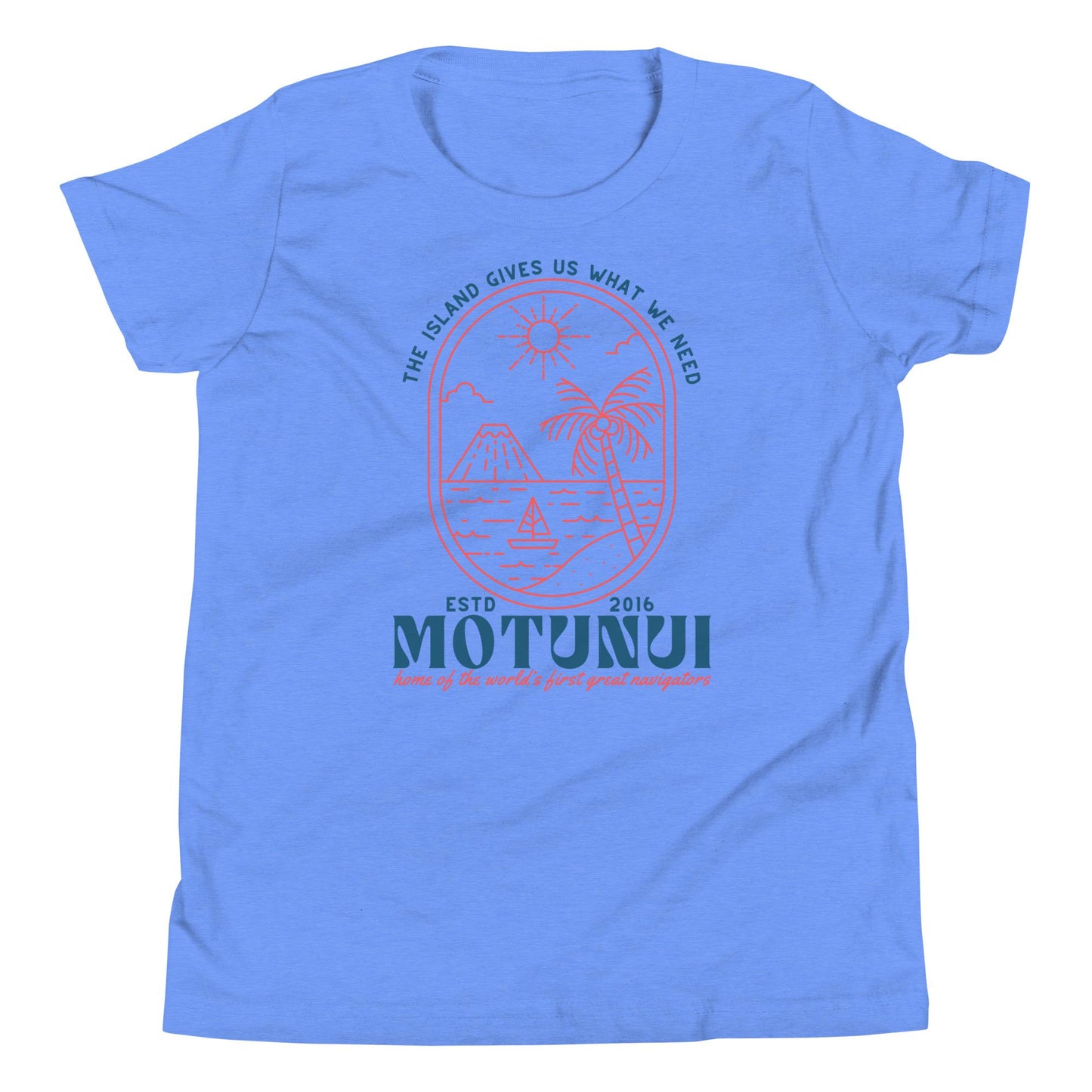 Motunui Island Bella Canvas Youth T-Shirt, Family Disney Trip