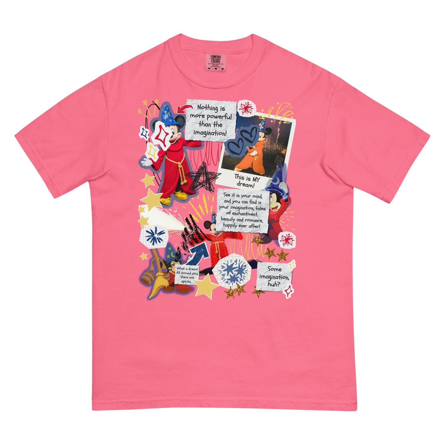 Sorcerer Mickey Scrapbook Junk Comfort Colors Shirt