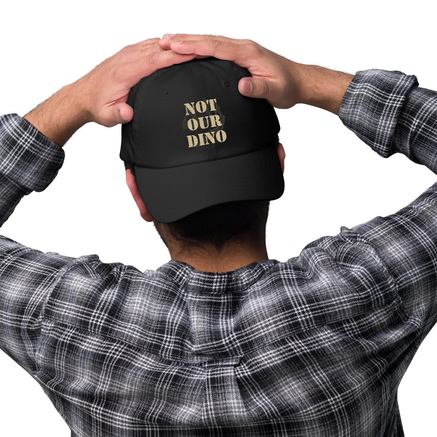 Dinosaur Dad Hat: "Not Our Dino" Animal Kingdom Style