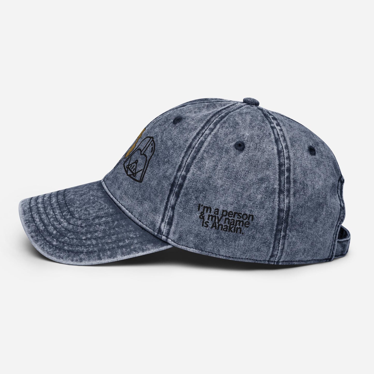 Anakin Skywalker Hat: Star Wars Embroidered Twill Dad Cap