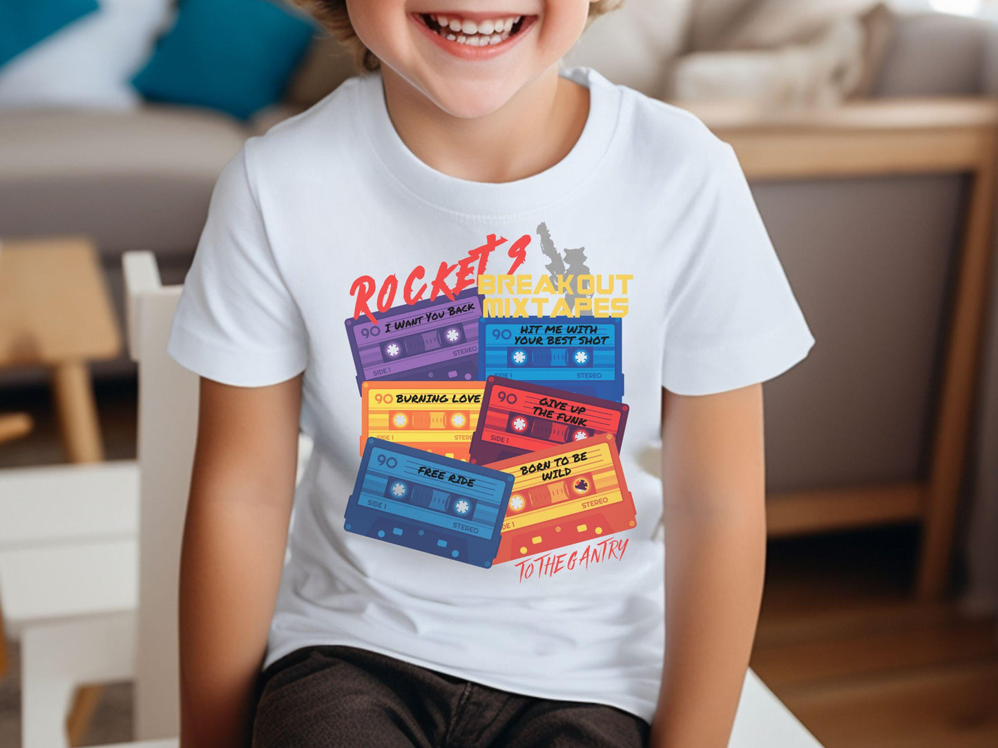 Rocket's Breakout Mix Tapes Shirt, Guardians of the Galaxy Fan Tee