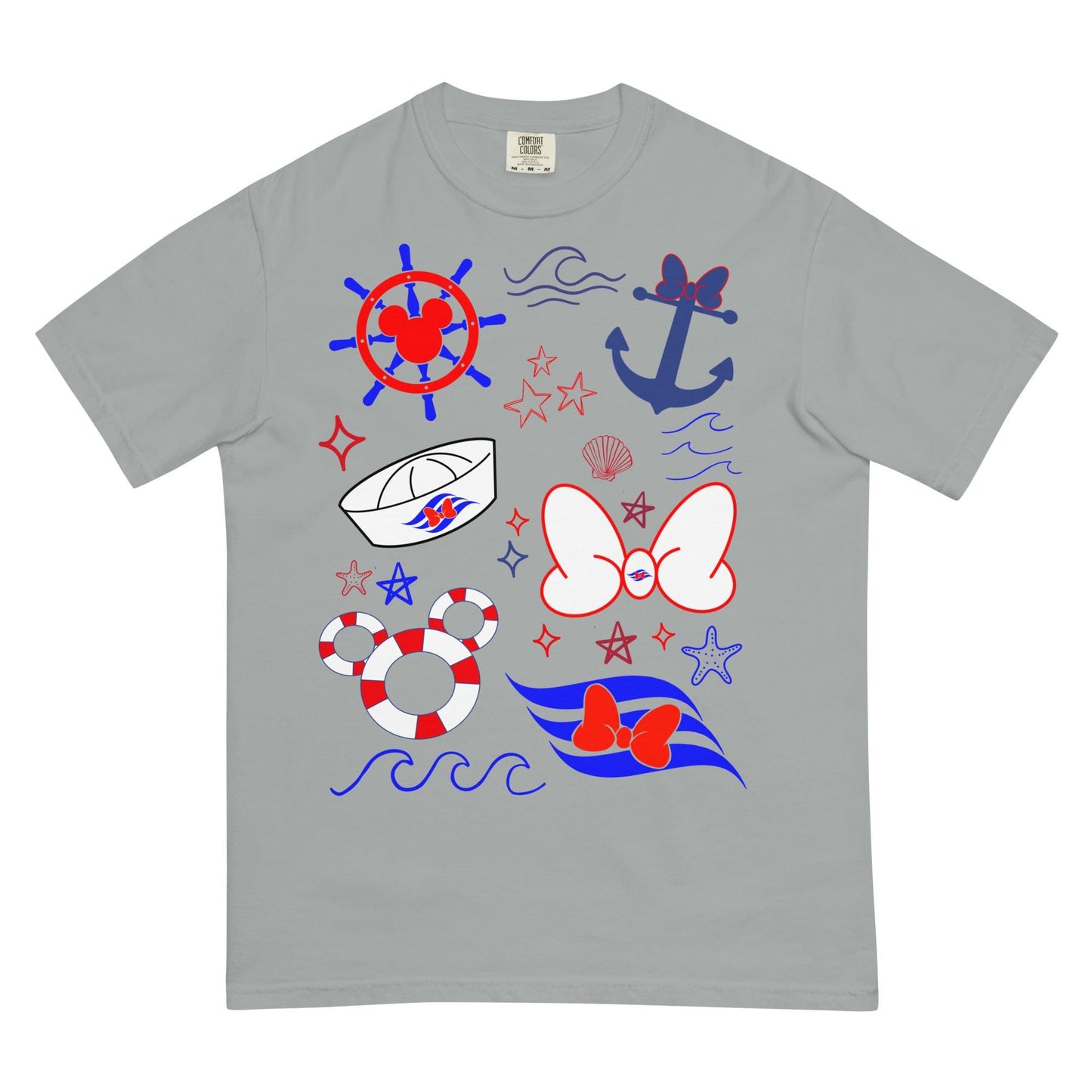 Disney Cruise Doodle Sketch Shirt, Family Vacation Tee