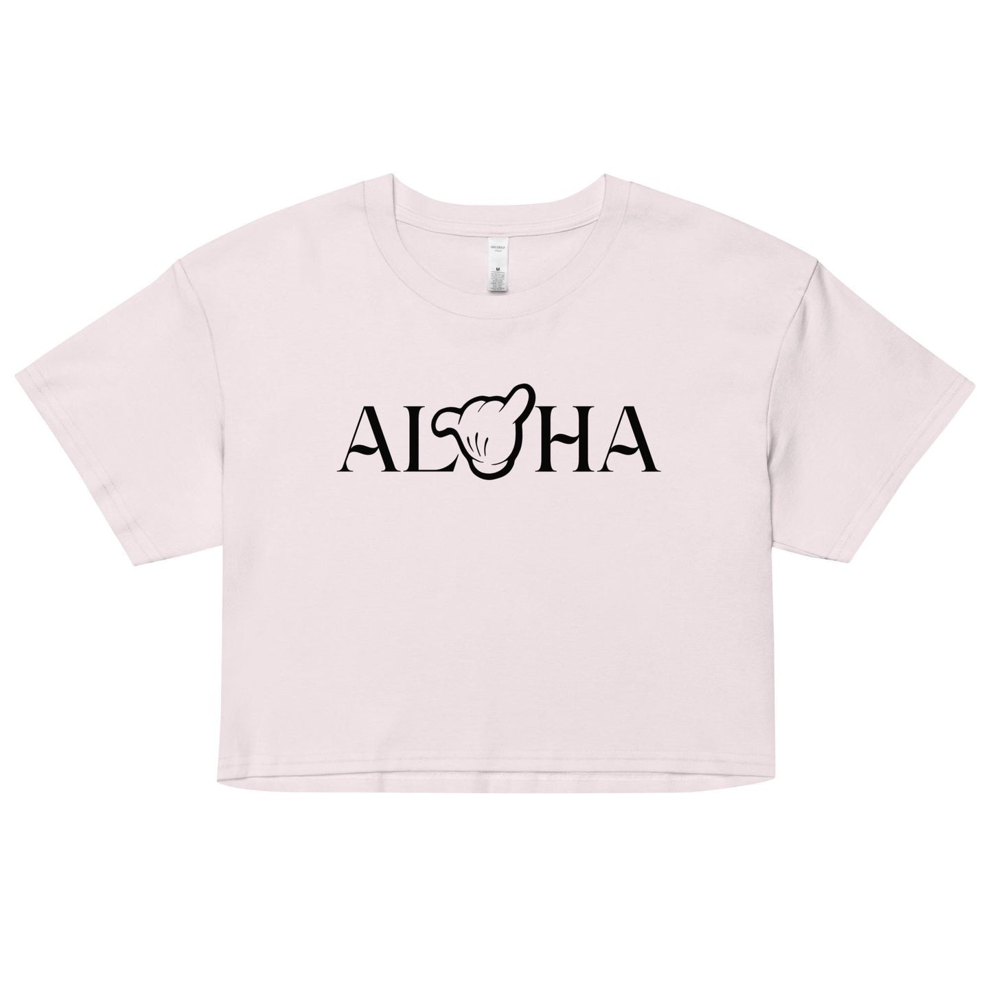 Disney Aulani Aloha Mickey Crop Shirt, Hang Loose Shaka