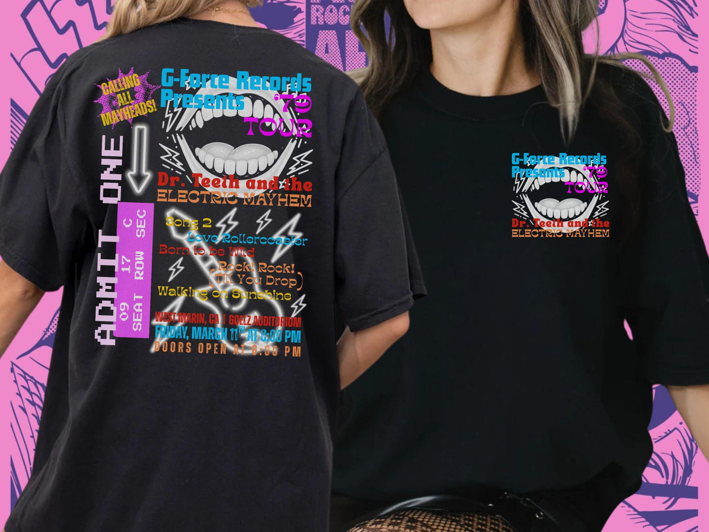 Muppets Rock n Roller Coaster Shirt