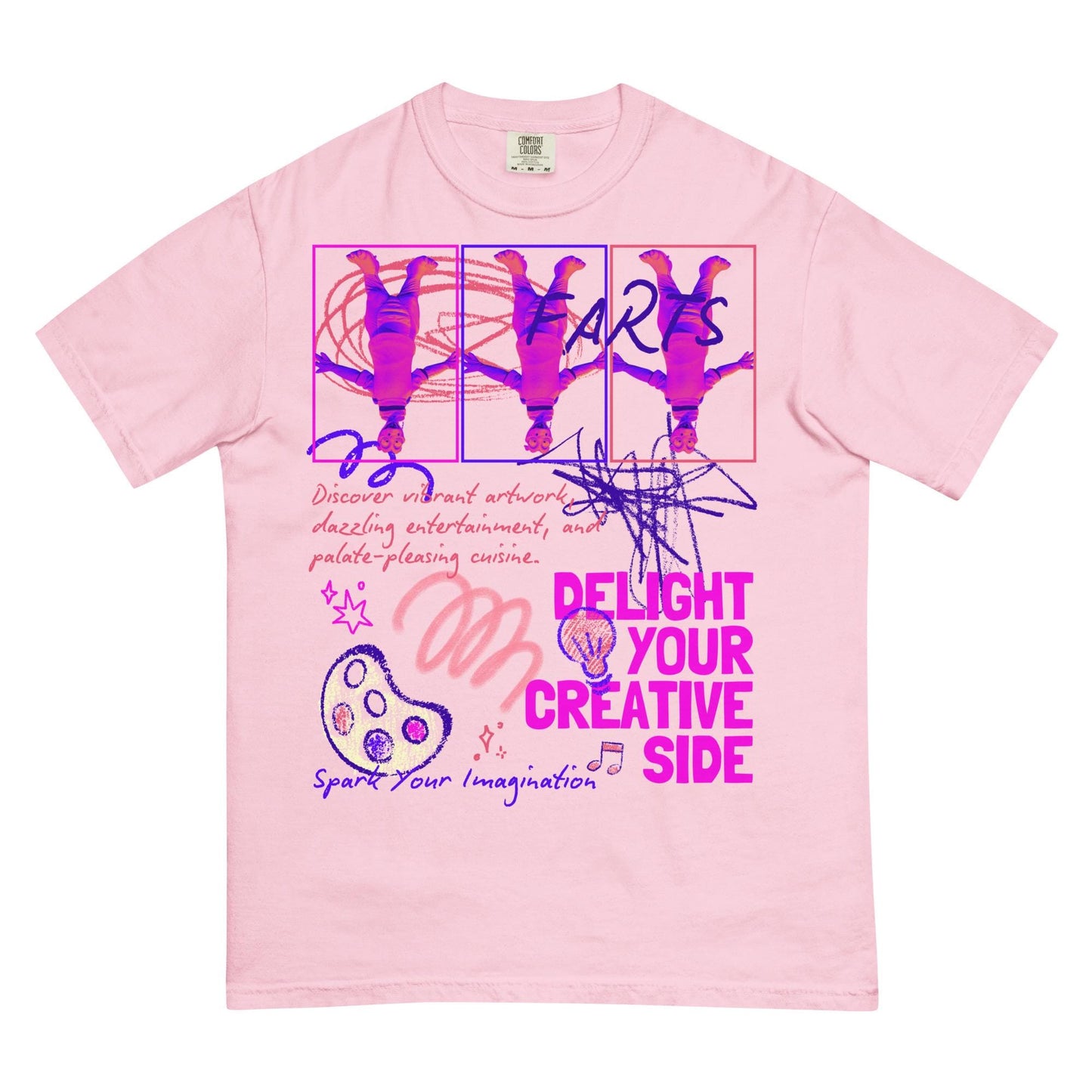 Festival of the Arts, Figment, FARTS, Disney Adult Comfort Colors Shirt