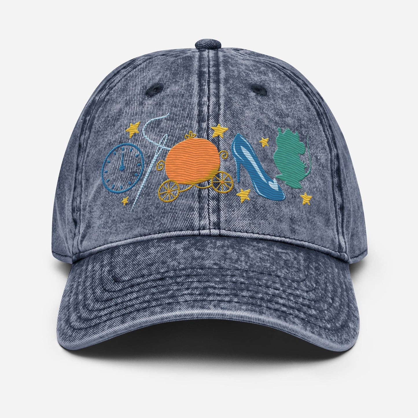 Cinderella Icon Embroidered Vintage Hat, Disney Mom Cap