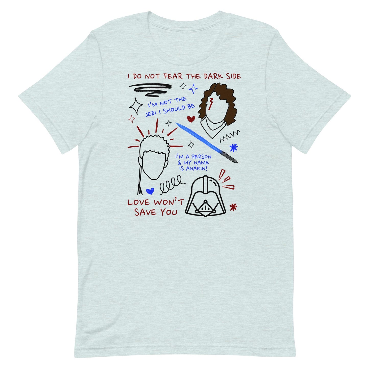 Anakin Skywalker Star Wars Shirt: Trendy Sketch Tee