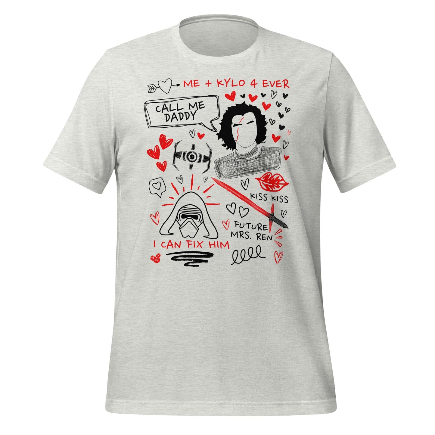 Kylo Ren Doodle Sketch Shirt: Star Wars Fan Tee
