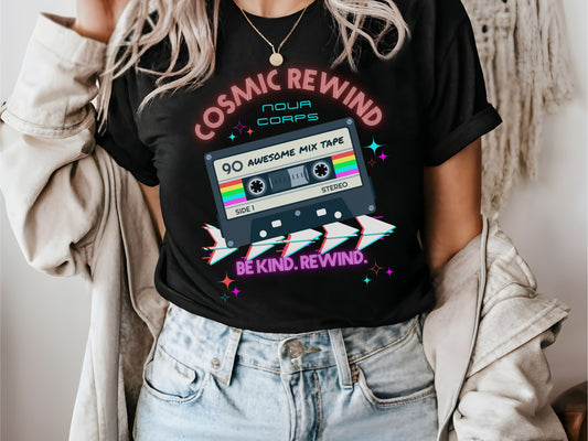 Guardians of the Galaxy Cosmic Rewind Bella Canvas T-Shirt, Subtle Disney Family Shirt