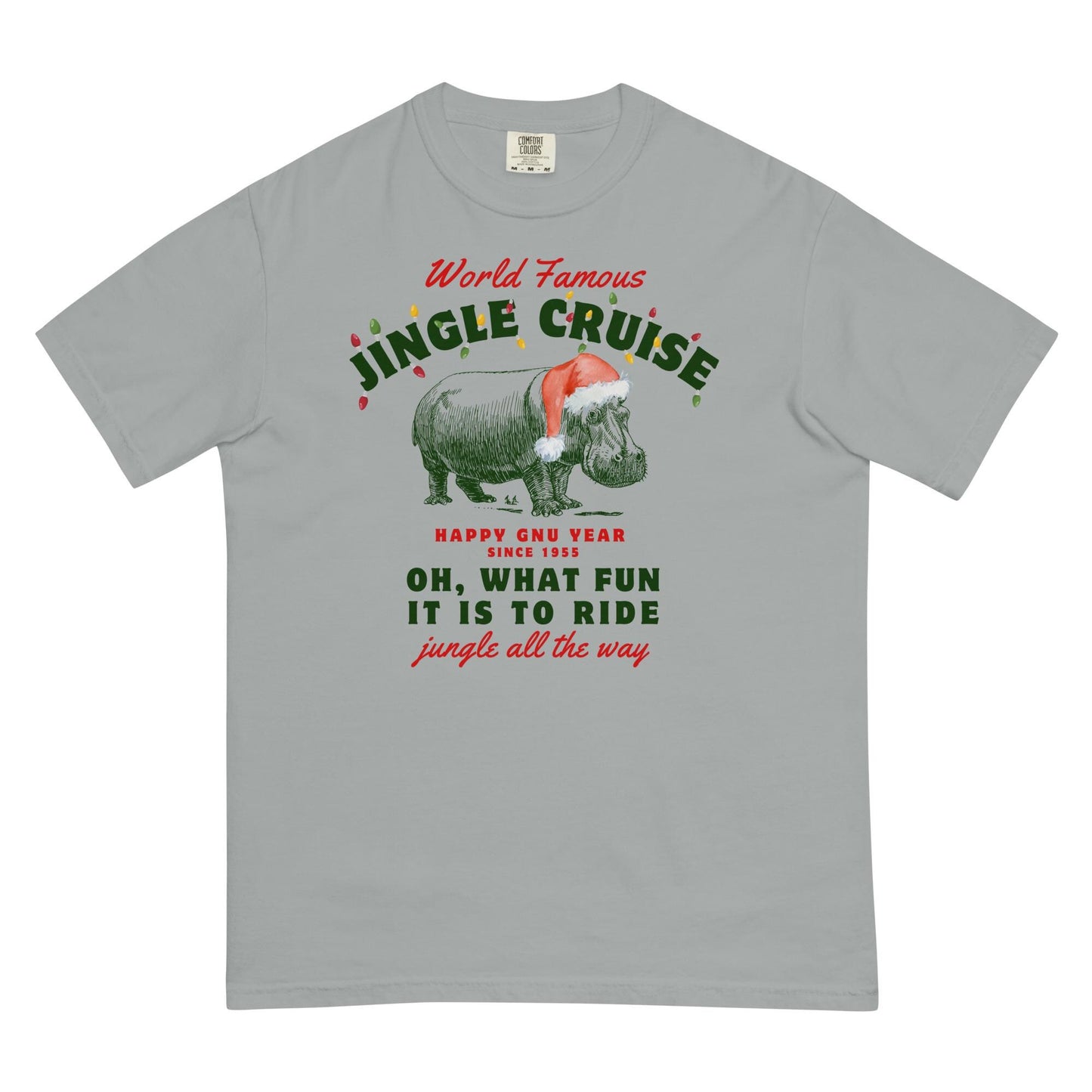 Jingle Cruise, Disney Christmas, Comfort Colors Garment Dyed Heavyweight T-Shirt, Family Shirts