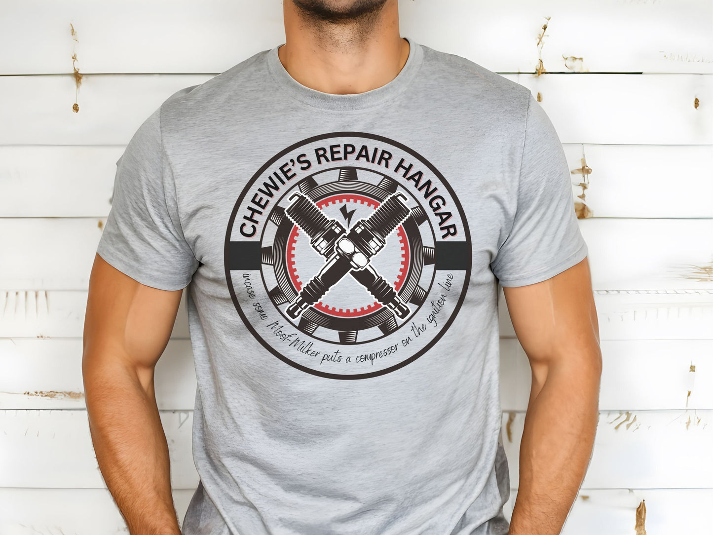 Chewie's Repair Hangar Shirt: Moof Milker, Subtle Star Wars Tee