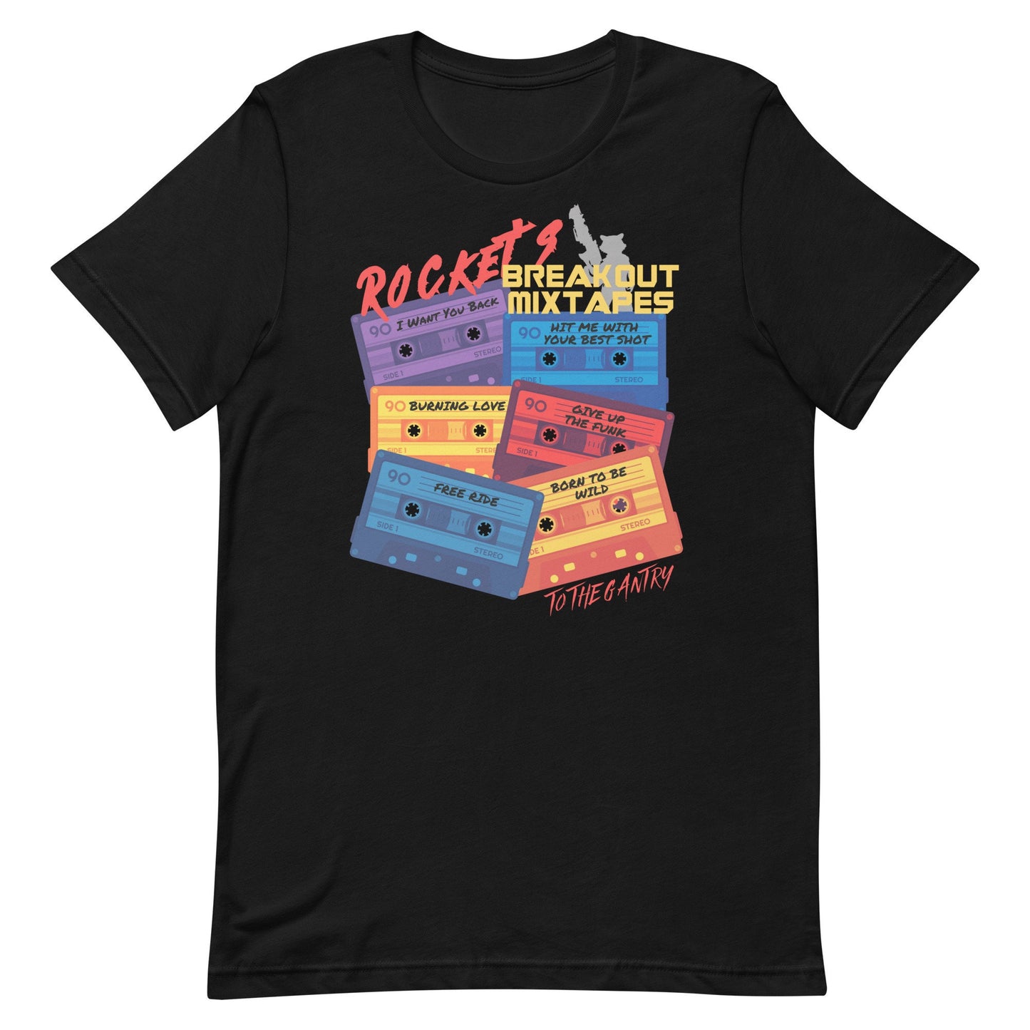 Rocket's Breakout Mixtapes, Bella Canvas Unisex Short Sleeve T-Shirt, Disney Family Shirts, Disney Shirt, Disney Dad, Disneyland Shirt