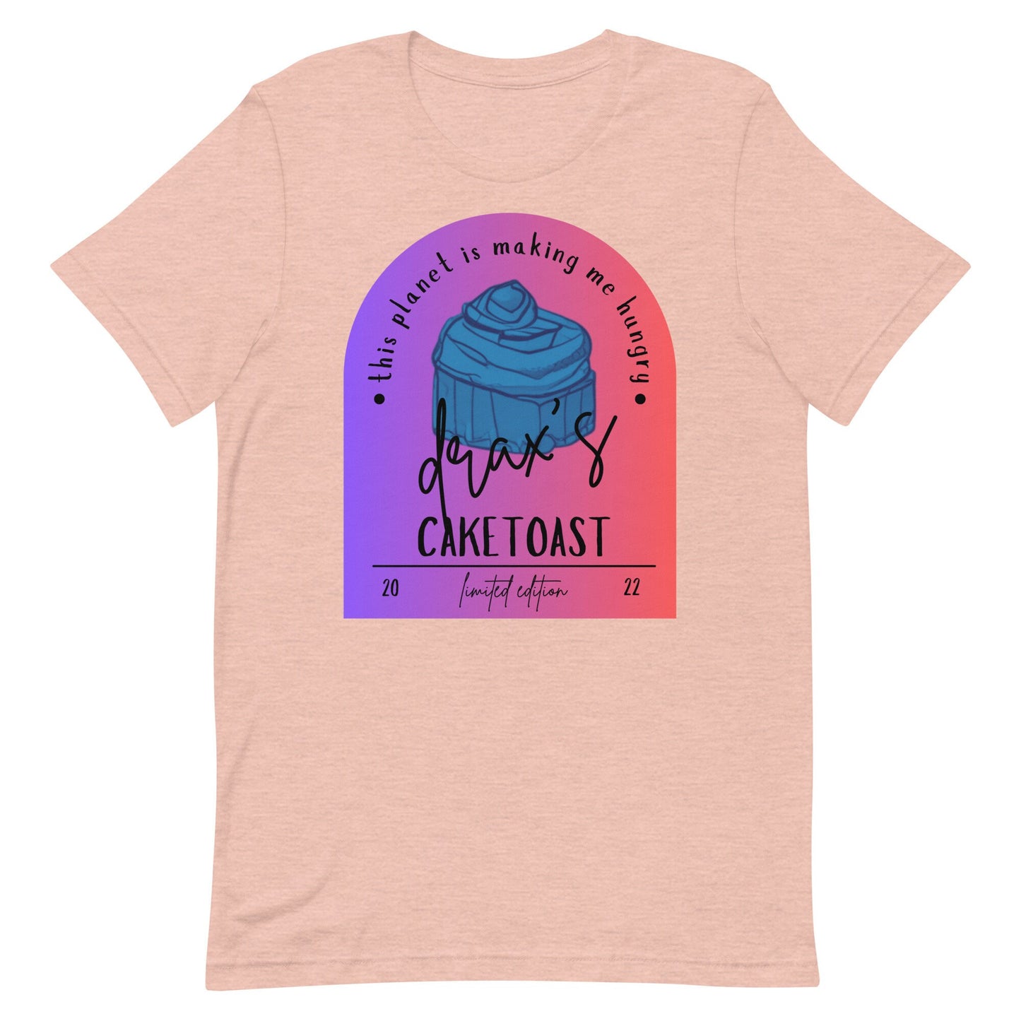 Drax Caketoast T-Shirt, Subtle Disney Guardians of the Galaxy Bella Canvas Tee