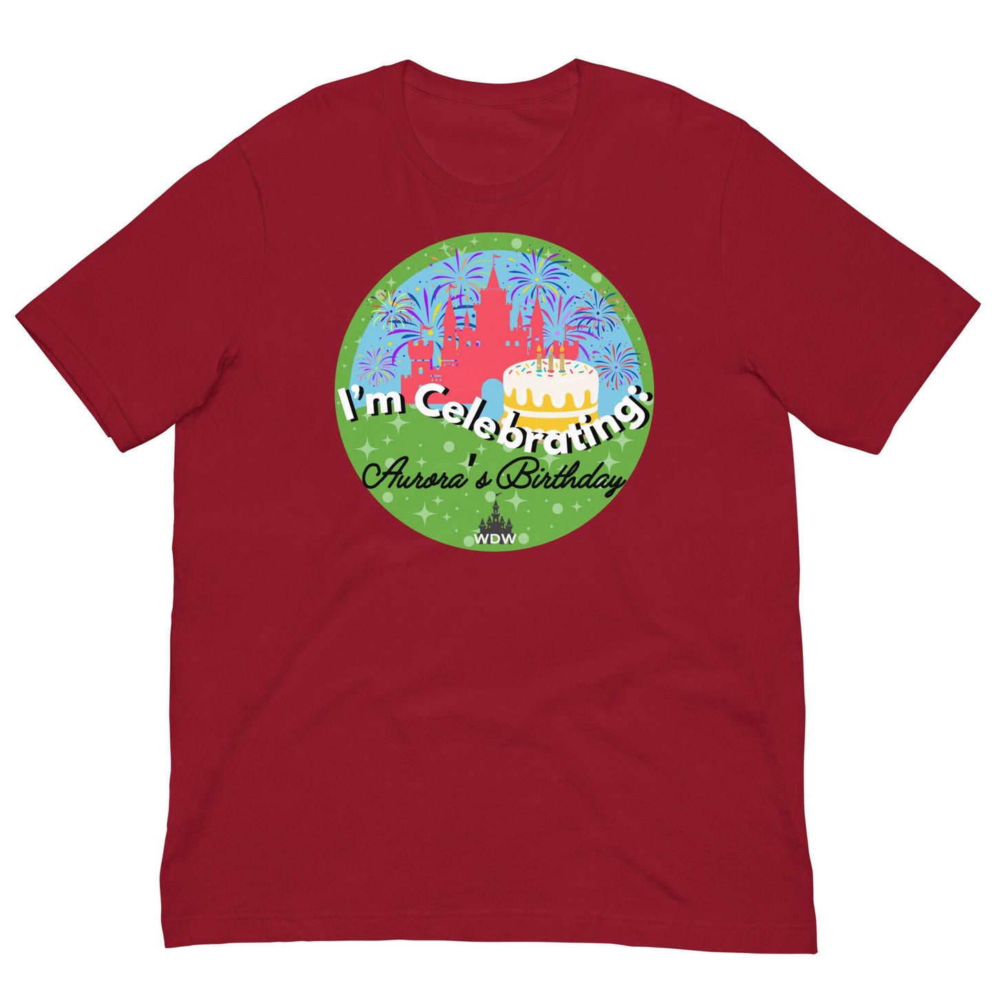 Custom 'I'm Celebrating' Disney Family Bella Canvas T-Shirt
