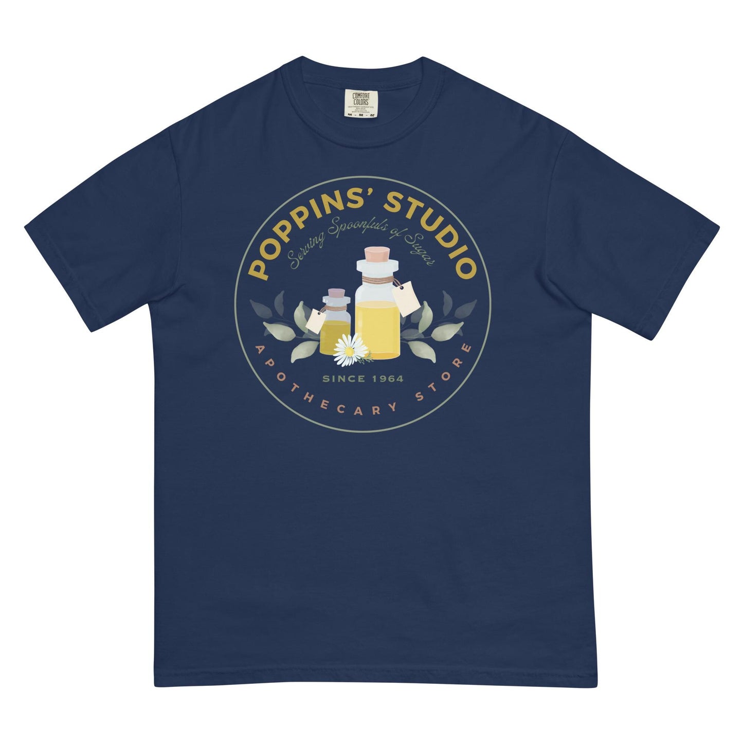 Mary Poppins Apothecary, Disney EPCOT Comfort Colors Garment Dyed Heavyweight T-Shirt, Disney Adult Shirt