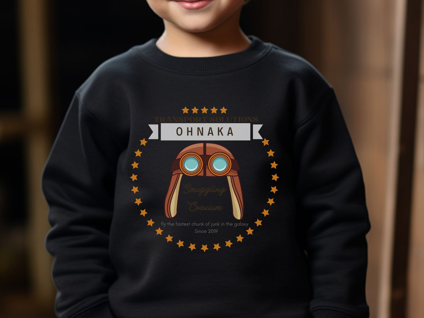 Ohnaka's Transport Youth Crewneck Sweatshirt, Subtle Theme Park Matching Outfit